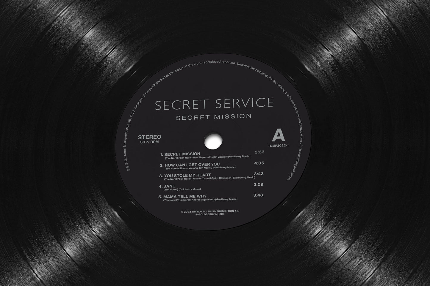 Secret Mission: Black Vinyl LP